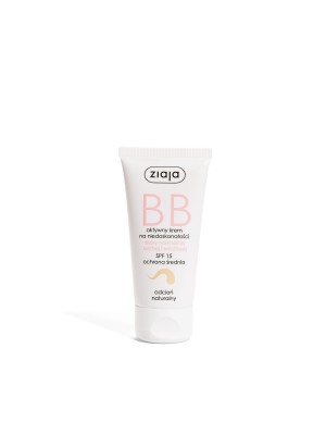 ziaja BB aktywny krem na niedoskonałości skóry normalnej, suchej i wrażliwej odcień naturalny, 50ml 