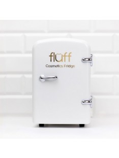 Fluff Lodówka kosmetyczna biała + złote logo