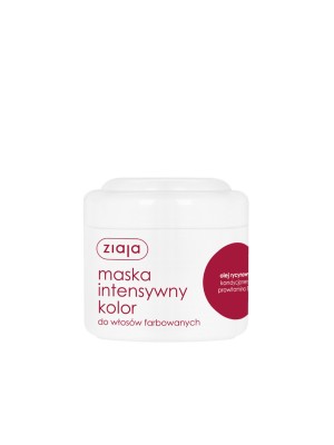 ziaja maska intensywny kolor do włosów farbowanych 200ml