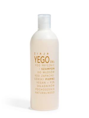 ziaja yego żel pod prysznic i szampon do włosów kod zapachu: górski pieprz 400ml