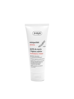ziaja mintperfekt aroma perlit do mycia i higieny zębów eukaliptus mięta, 100ml 