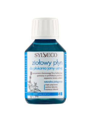 Sylveco Ziołowy płyn do płukania jamy ustnej 100 ml Działania