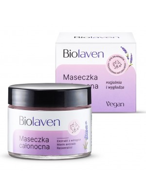 BIOLAVEN Maseczka całonocna do twarzy, 45ml