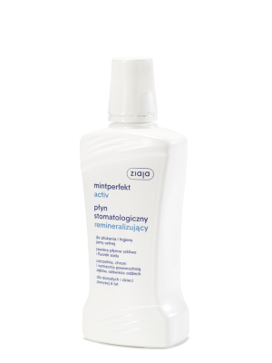 ziaja mintperfekt activ płyn stomatologiczny remineralizujący, 500ml