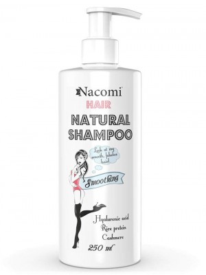 NACOMI NATURALNY SZAMPON DO WŁOSÓW WYGŁADZAJĄCO - NAWILŻAJĄCY 250 ML