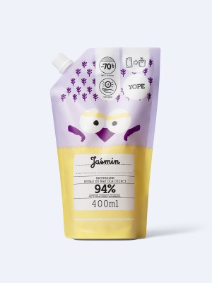 YOPE Refill naturalnego mydła do rąk dla dzieci Jaśmin 400ml