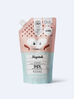 YOPE Refill naturalnego mydła do rąk dla dzieci Nagietek 400ml