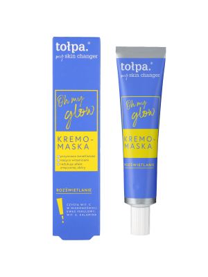 Tołpa my skin changer rozświetlanie kremo-maska rozświetlająca oh my glow 40 ml 