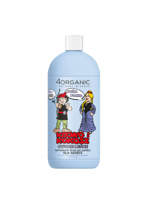 4 Organic Naturalny płyn do kąpieli dla dzieci Kajko i Kokosz duża piana Owoce leśne 500 ml