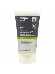 tołpa dermo men pure Głęboko oczyszczający żel do mycia twarzy 150 ml