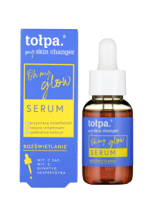 Tołpa my skin changer rozświetlanie serum rozświetlające oh my glow 30 ml