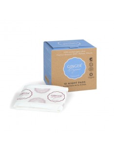 GingerOrganic Podpaski na noc 10 szt.