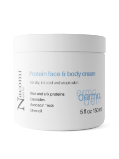 Nacomi Next level dermo Proteinowy krem do twarzy i ciała dla skóry atopowej, suchej i podrażnionej 150 ml