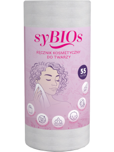 syBIOs Ręczniki kosmetyczne do twarzy 55 sztuk