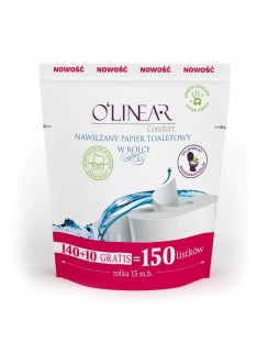Nawilżany papier toaletowy w rolce - zapas O'Linear