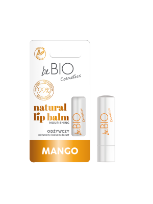 beBio Naturalny balsam do suchych ust z Mango 5g