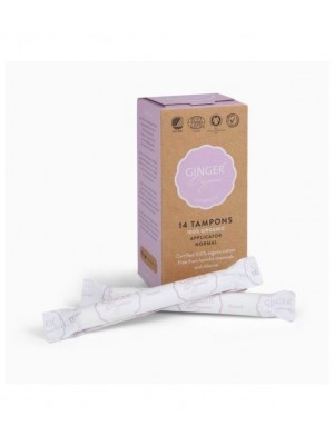 GingerOrganic Tampony z aplikatorem Normal 14 szt.