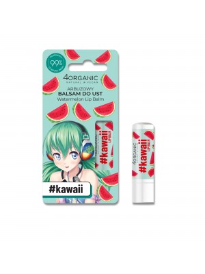 4organic #kawaii Naturalny balsam do ust Watermelon 5g