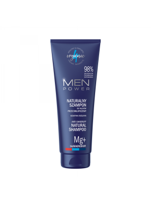 4organic MEN POWER Naturalny szampon przeciwłupieżowy dla mężczyzn 250 ml