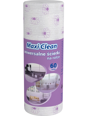 Maxi Clean uniwersalne ścierki na rolce 60 szt 