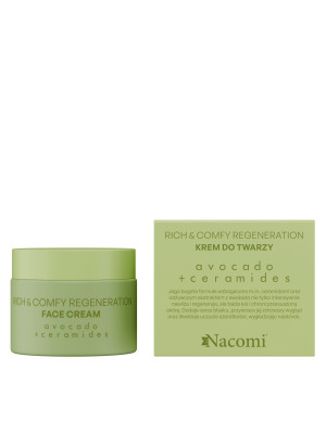 Nacomi Rich&comfy regeneration Krem do twarzy AVOCADO 40ml