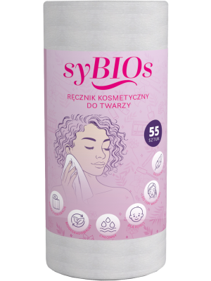 syBIOs Ręczniki kosmetyczne do twarzy 55 sztuk