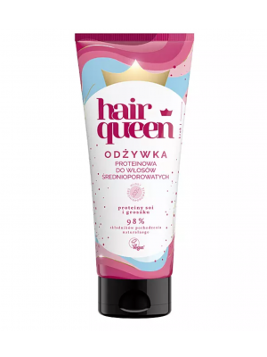 Hair Queen Proteinowa odżywka do włosów średnioporowatych 200ml 