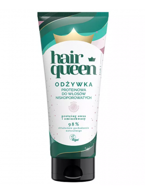 Hair Queen Proteinowa odżywka do włosów niskoporowatych 200ml